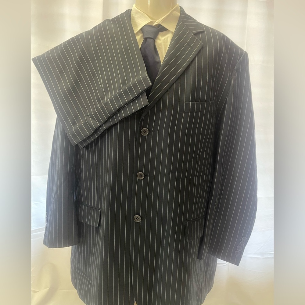 Giorgio Fiorelli Navy blue Pinstripe Suit